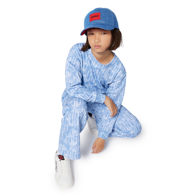 Cotton denim baseball cap HUGO BOY