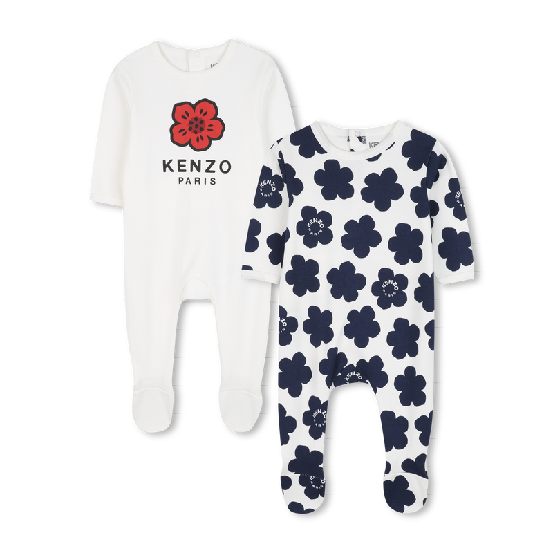 Conjunto de dois pijamas de algod&atilde;o KENZO KIDS 
                        UNISEX