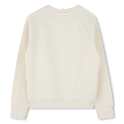 Sweatshirt em molet&atilde;o KENZO KIDS UNISEX