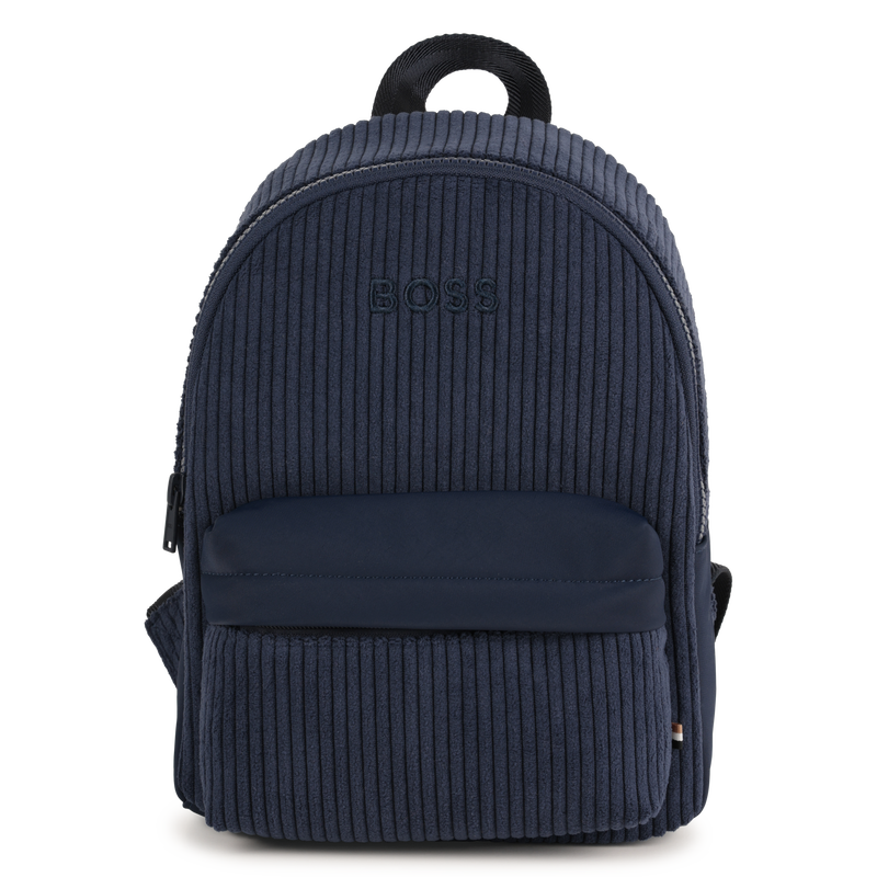 Mochila de veludo cotelê BOSS 
                    BOY