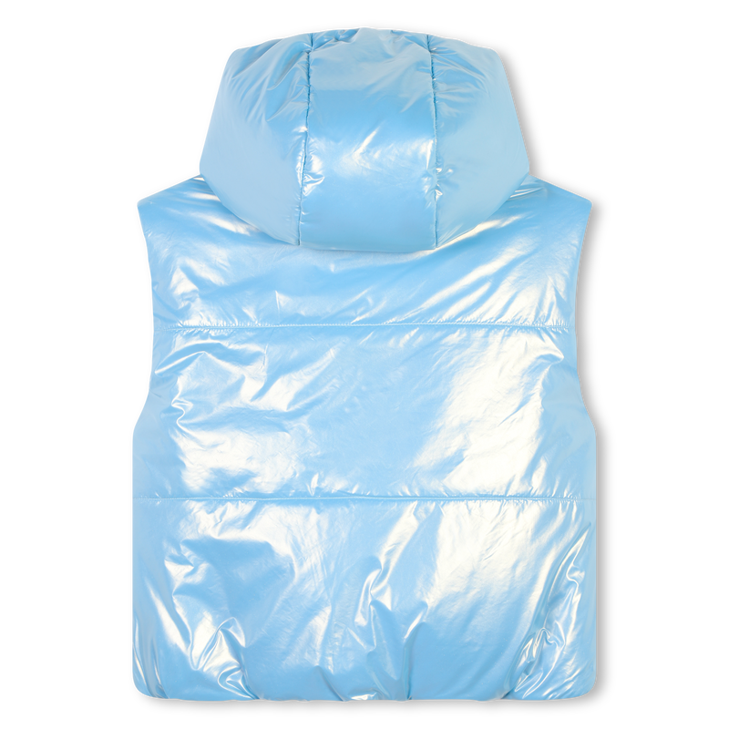 Blus&atilde;o de penas sem mangas BILLIEBLUSH 
                        GIRL