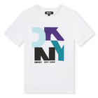 T-shirt manga curta de algod&atilde;o, BRANCO, hi-res