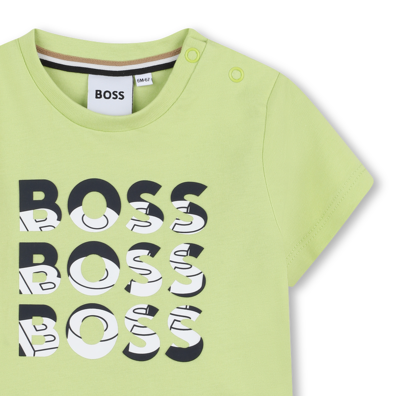 T-shirt de mangas curtas BOSS 
                        BOY