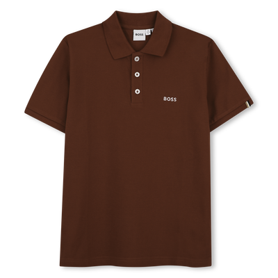 Polo de manga curta BOSS MENINO