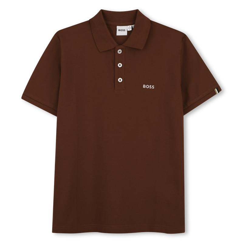 Polo de manga curta BOSS 
                        MENINO