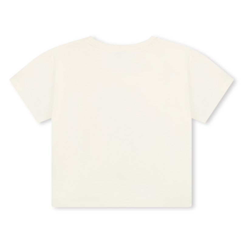 Short-Sleeved Cotton T-Shirt KENZO KIDS 
                    GIRL