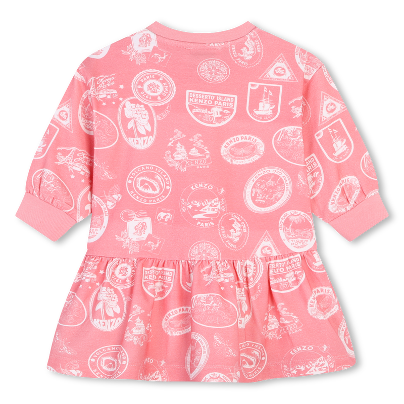 Vestido de manga comprida KENZO KIDS 
                        GIRL