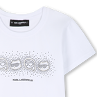 Camiseta de mangas curtas KARL LAGERFELD KIDS 
                    GIRL