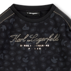 Vestido de manga comprida KARL LAGERFELD KIDS 
                    GIRL