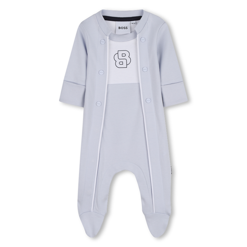 PIJAMA COM FECHO SNAP BOSS 
                        BOY