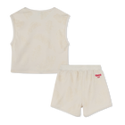 T-shirt sem mangas e cal&ccedil;&otilde;es KENZO KIDS 
                    GIRL