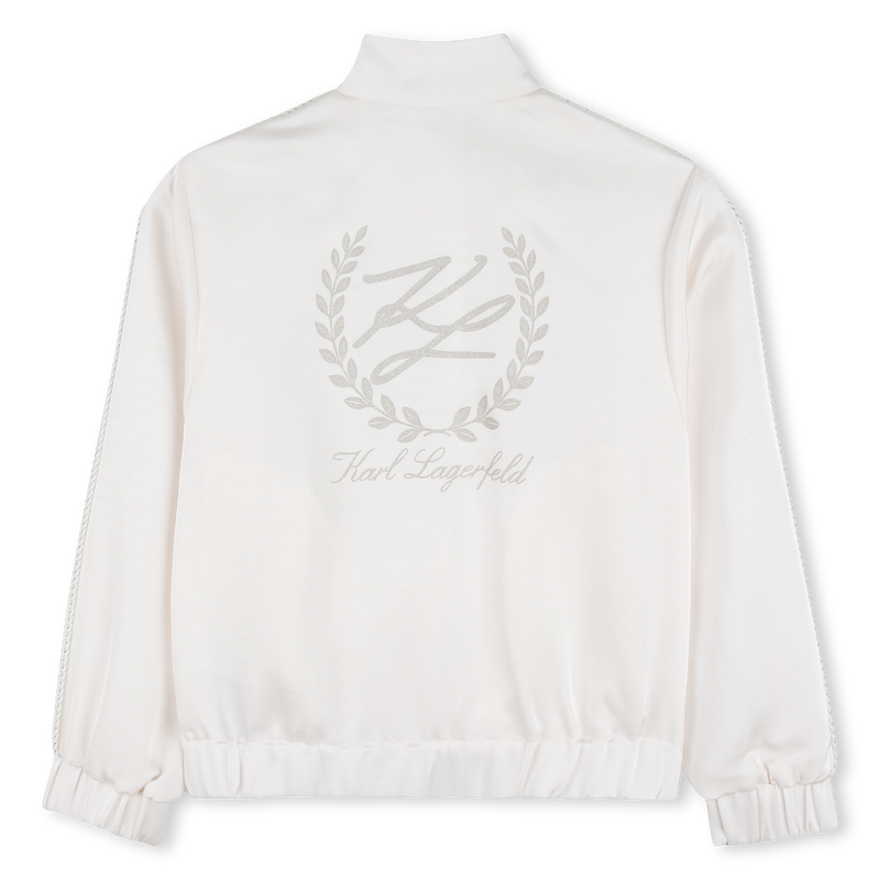 CAPUZ ZIP-UP KARL LAGERFELD KIDS 
                        GIRL