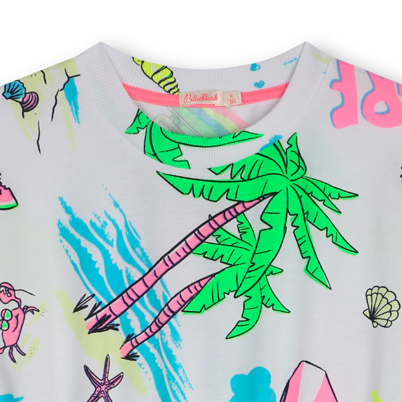 Vestido em moletão leve BILLIEBLUSH 
                    GIRL