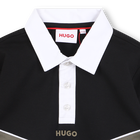 Camisa p&oacute;lo de manga comprida HUGO 
                    BOY