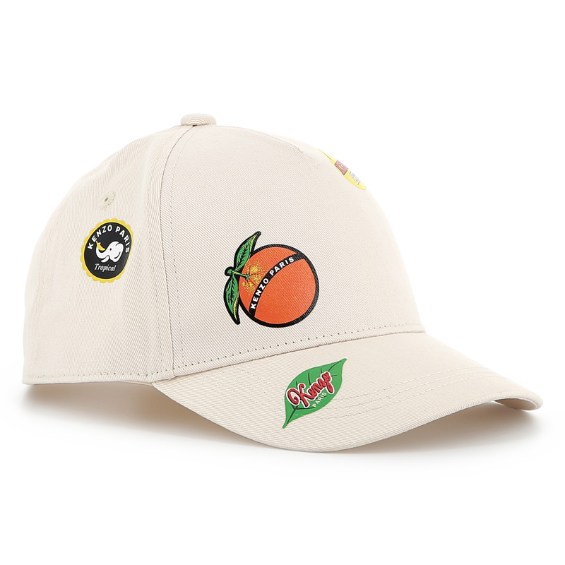 Printed cotton baseball cap KENZO KIDS 
                    UNISEX