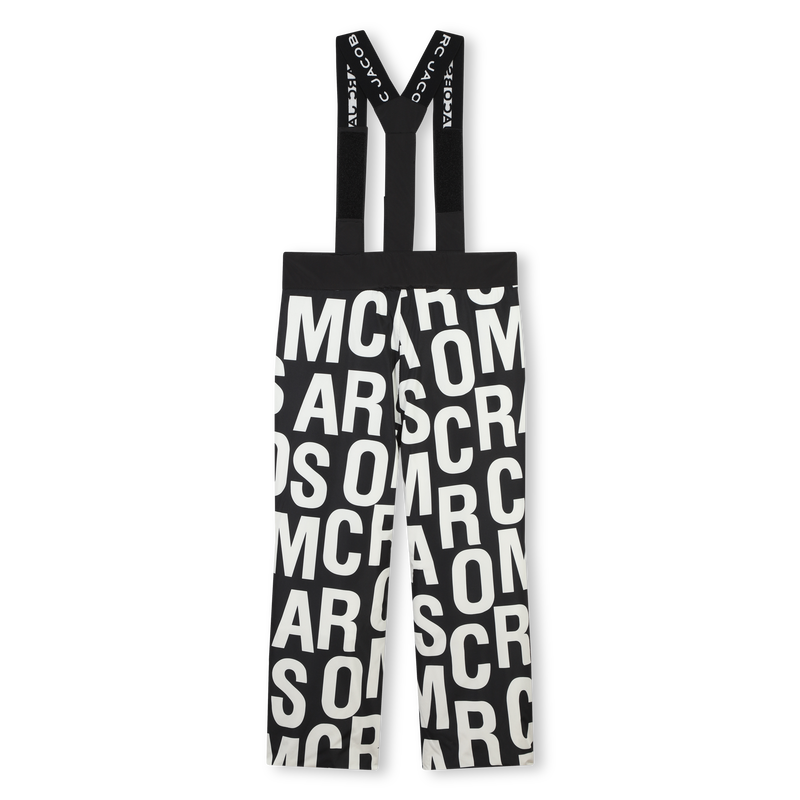 Calças esqui com suspensórios MARC JACOBS 
                    UNISEX