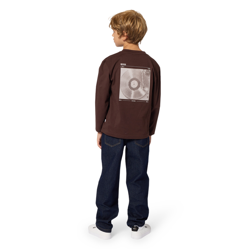 Camiseta de manga longa BOSS 
                        BOY