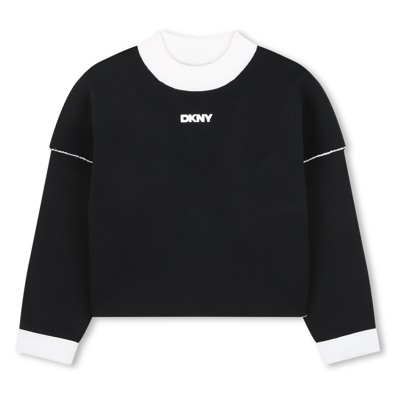Camisola de malha reversível DKNY 
                    GIRL