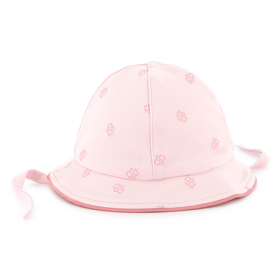 Chap&eacute;u de algod&atilde;o com cord&otilde;es BOSS GIRL