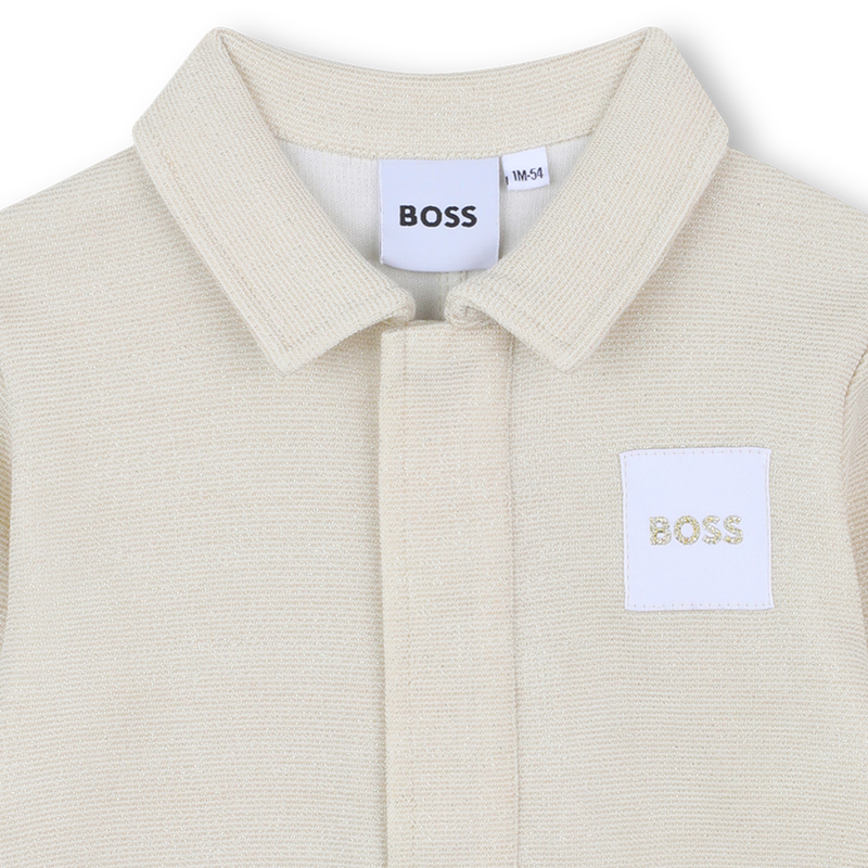 Macacão de gola polo BOSS 
                    GIRL