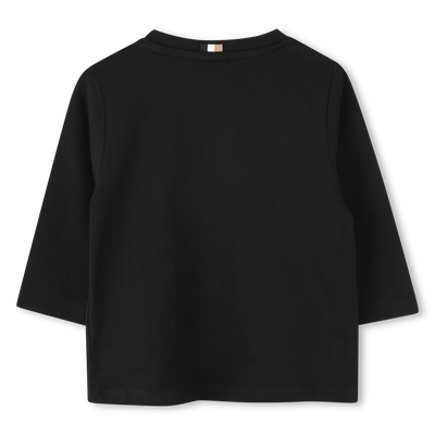 T-shirt algod&atilde;o com log&oacute;tipo BOSS BOY