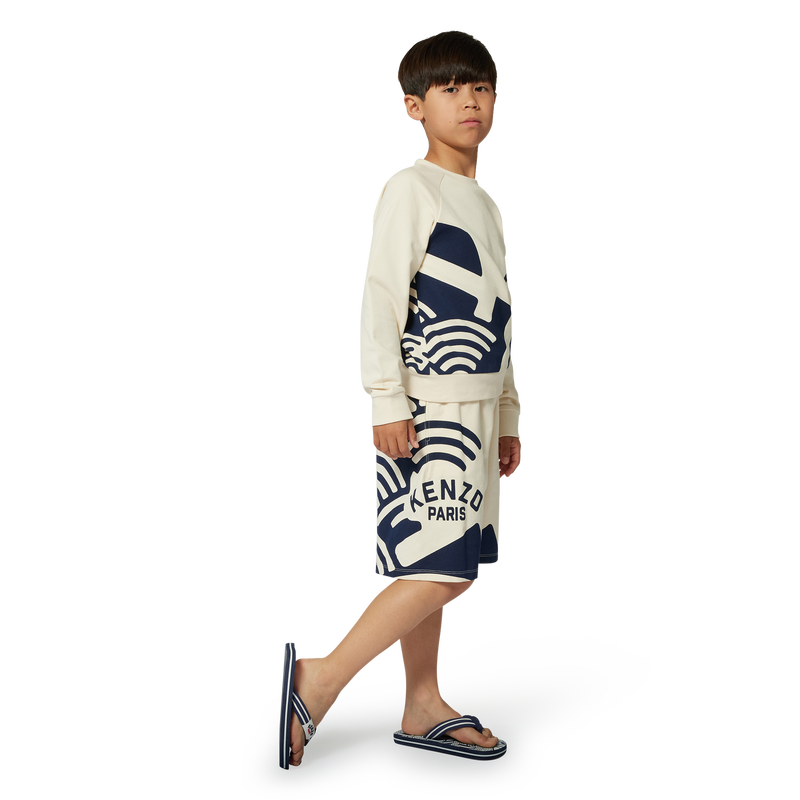 Bermuda shorts with prints KENZO KIDS 
                    BOY