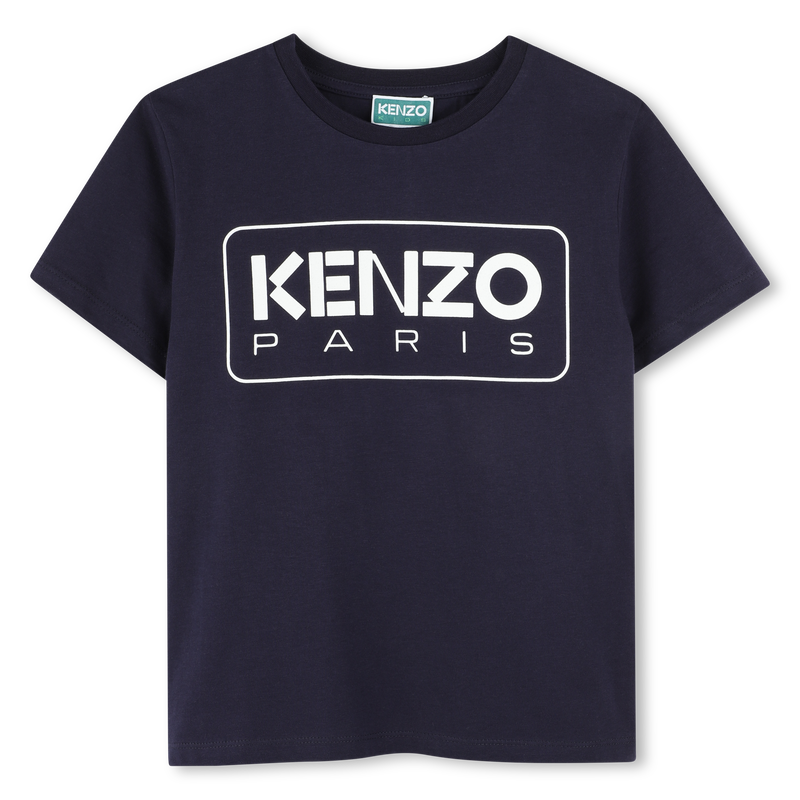 T-shirt manga curta em algod&atilde;o KENZO KIDS 
                        BOY
