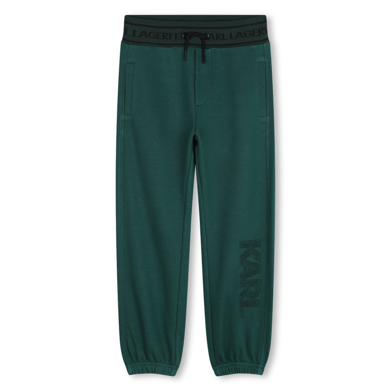 Cal&ccedil;as de jogging em molet&atilde;o KARL LAGERFELD KIDS 
                        BOY