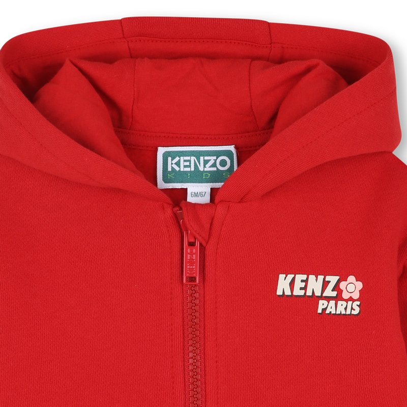 Cardigã de corrida de lã KENZO KIDS 
                    GIRL
