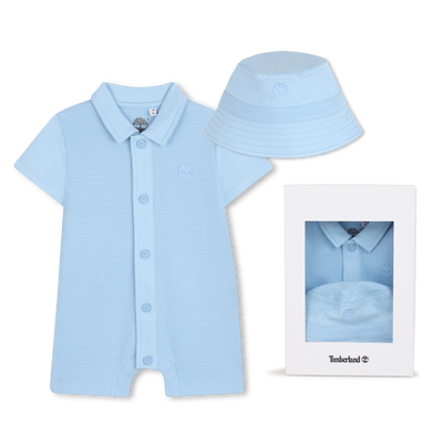 CONJUNTO DE FATO DE MERGULHO E CHAP&Eacute;U DE BALDE TIMBERLAND BOY