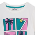 T-shirt de manga curta KIDS AROUND 
                    GIRL