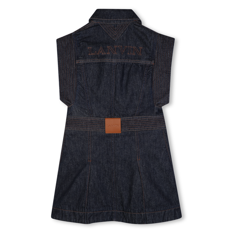 Vestido em denim LANVIN 
                        GIRL