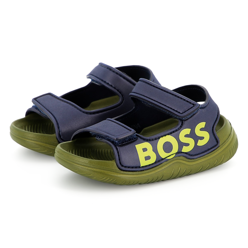 Sand&aacute;lias com velcro BOSS 
                        BOY