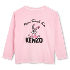 Camiseta de manga longa KENZO KIDS 
                    GIRL