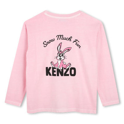 Camiseta de manga longa KENZO KIDS GIRL