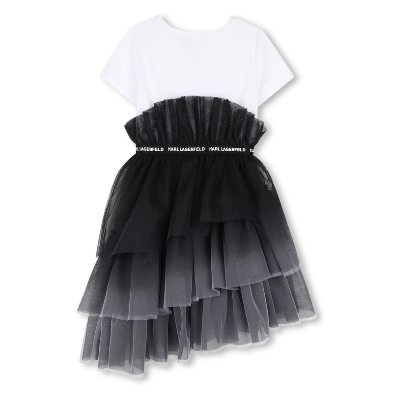 Vestido de cerim&ocirc;nia KARL LAGERFELD KIDS 
                        GIRL