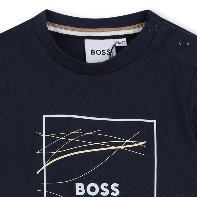 T-shirt de manga curta BOSS 
                        BOY