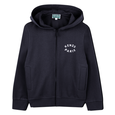Cardig&atilde; de jogging em molet&atilde;o KENZO KIDS BOY