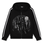 Cardig&atilde; com capuz e fecho DKNY 
                    UNISEX