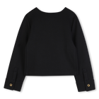 Cardigan com bot&otilde;es dourados GIVENCHY 
                    GIRL