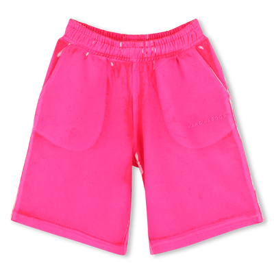 Bermudas molet&atilde;o com bordado MARC JACOBS UNISEX