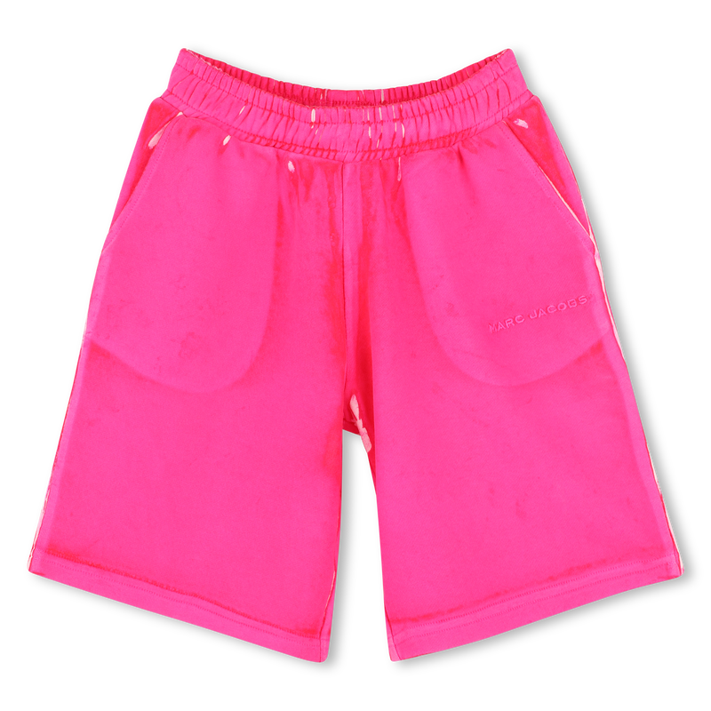 Bermudas molet&atilde;o com bordado MARC JACOBS 
                        UNISEX
