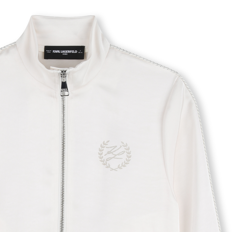 CAPUZ ZIP-UP KARL LAGERFELD KIDS 
                        GIRL
