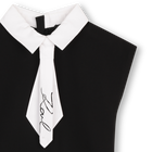 Vestido de manga curta KARL LAGERFELD KIDS 
                    GIRL