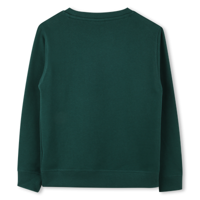 Sweatshirt em molet&atilde;o HUGO BOY