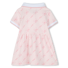 Vestido gola polo estampado BOSS 
                    GIRL