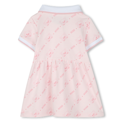 Vestido gola polo estampado BOSS GIRL