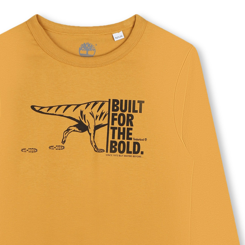 T-shirt com estampa e mensagem TIMBERLAND 
                        BOY