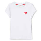 T-shirt de manga curta, BRANCO, hi-res