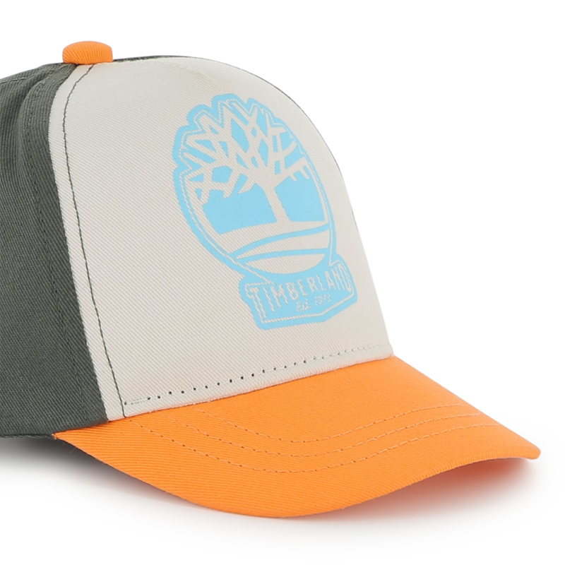 Bon&eacute; tricolor com velcro TIMBERLAND 
                        BOY